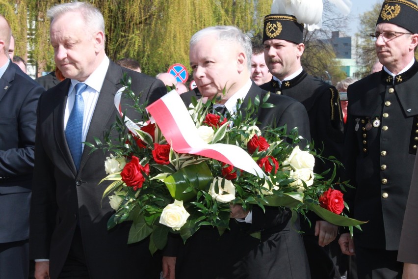 Jarosław Kaczyński w Jastrzębiu-Zdroju. Prezes PiS w kopalni Zofiówka ZDJĘCIA