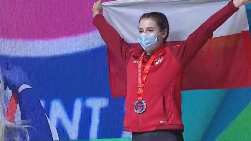 Monika Szymanek z LKS Dobryszyce srebrną medalistką w podrzucie na Mistrzostwach Świata