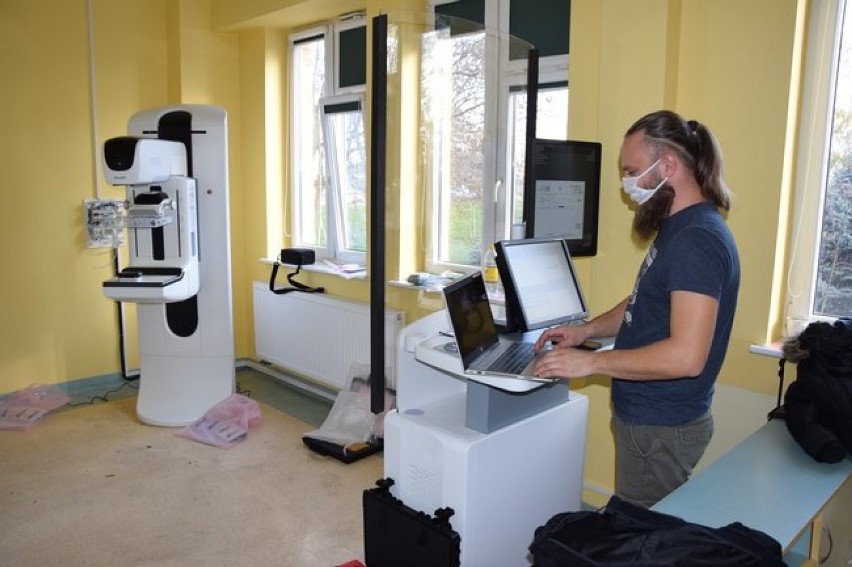 Cyfrowy mammograf w szpitalu powiatowym w Kościanie