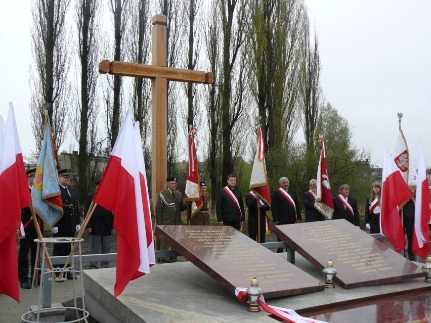 Uroczystości odsłonięcia pomnika na Kopcu w Radomsku