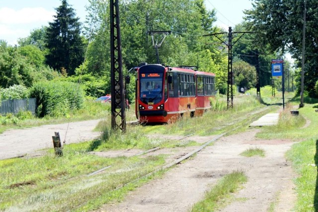 Bytom Stroszek - modernizowana będzie pętla tramwajowa przy zajezdni.