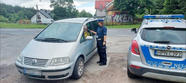 Podczas weekendowej akcji na drogach powiatu kwidzyńskiego przeprowadzono 58 kontroli trzeźwości