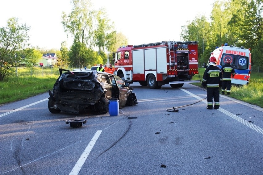 Wypadek w Maciejewie. Zginęła jedna osoba