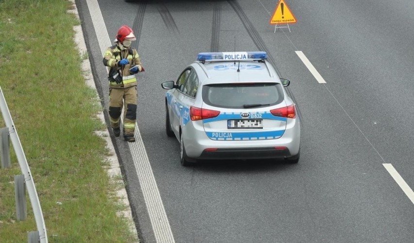 Śmiertelny wypadek na S3. Motocyklista uderzył w barierki. Droga w kierunku Sulechowa była zablokowana ponad trzy godziny