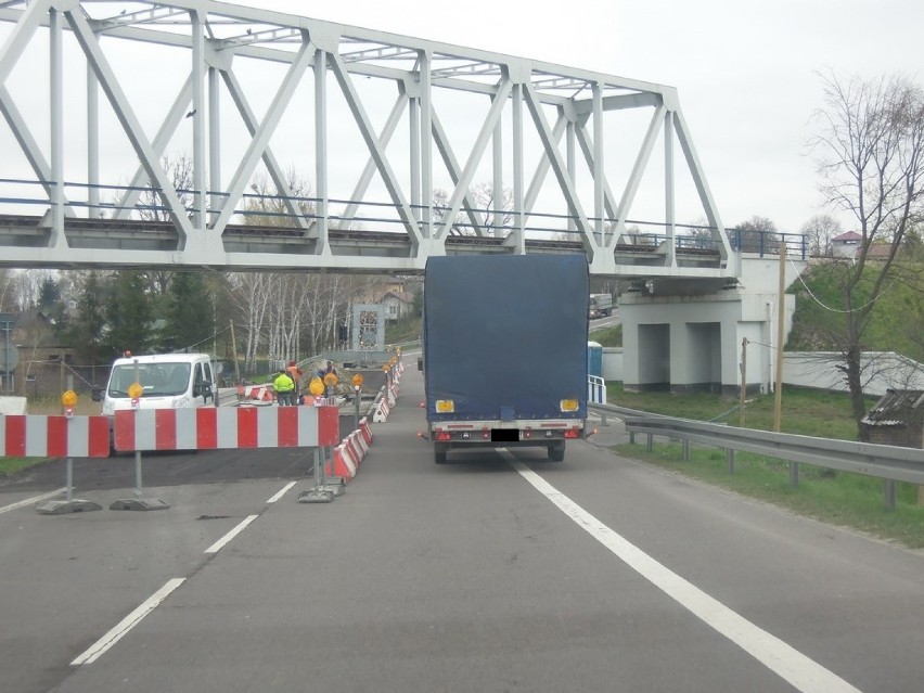 Wólka Orłowska trwa remont mostu