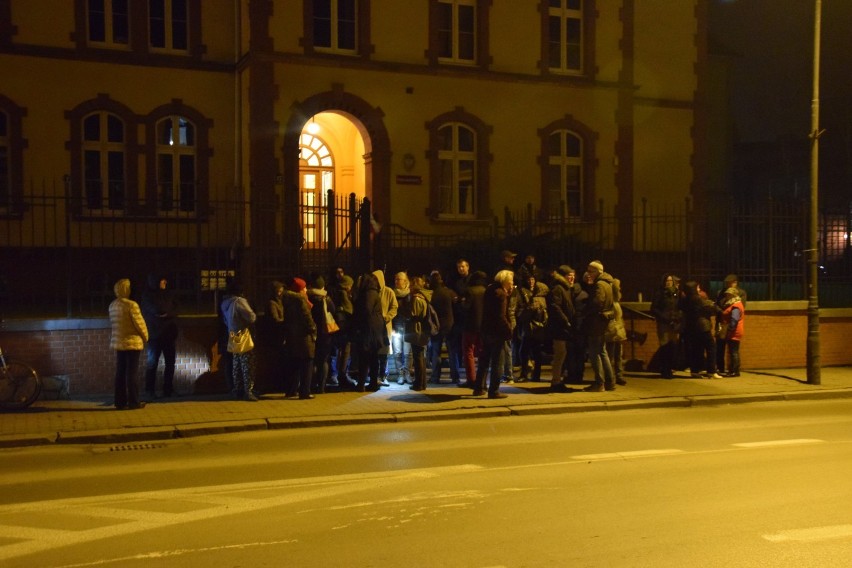 Protest pod sądem w Tarnowskich Górach