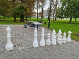 Szamotuły. Czy szachownica zniknie z Parku Zamkowego? Marek Pawlicki: "...tam się wszystko dzieje, tylko nikt nie gra w szachy"