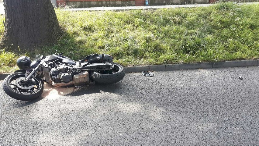 Motocykle na drogach - groźny wypadek