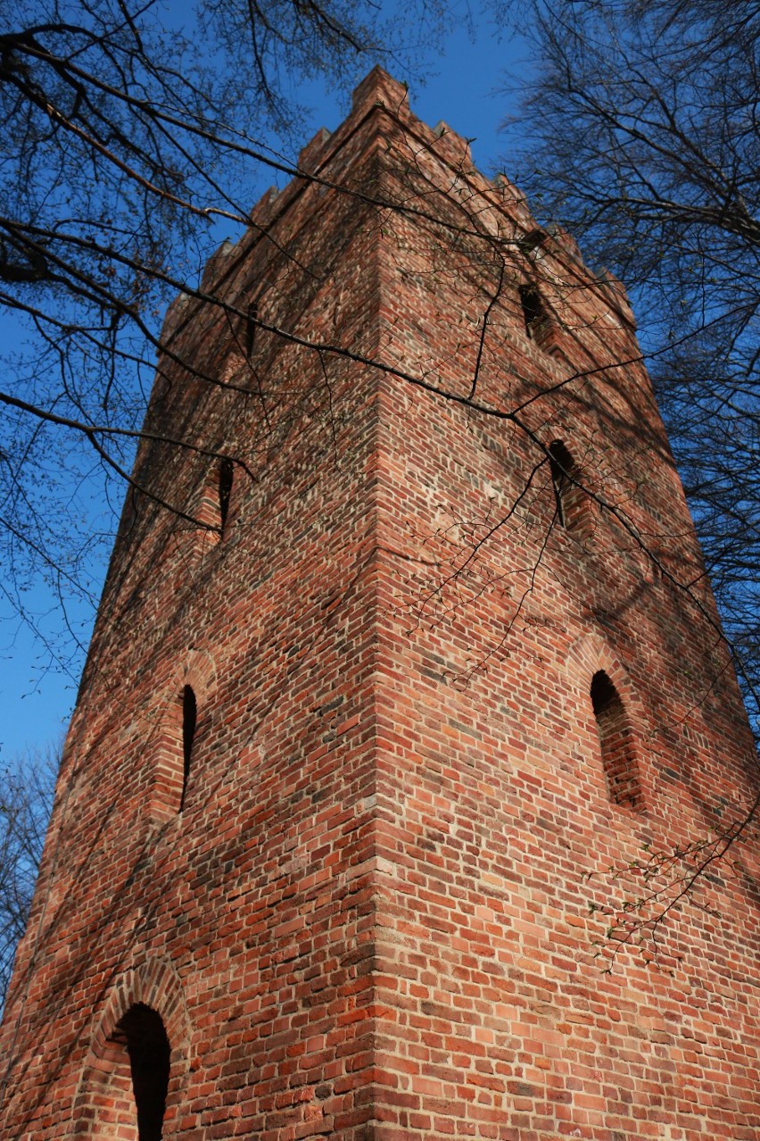 Zabytkowa Baszta na wodzisławskim Grodzisku