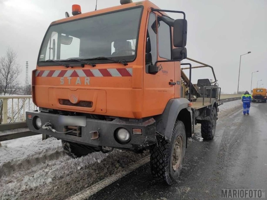 Kolizja na obwodnicy Opola.