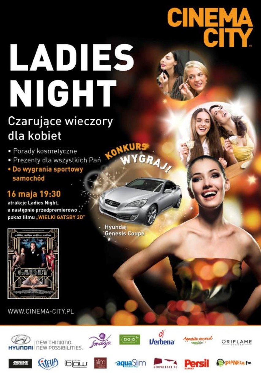 Ladies Night 16 maja w Cinema City w Toruniu