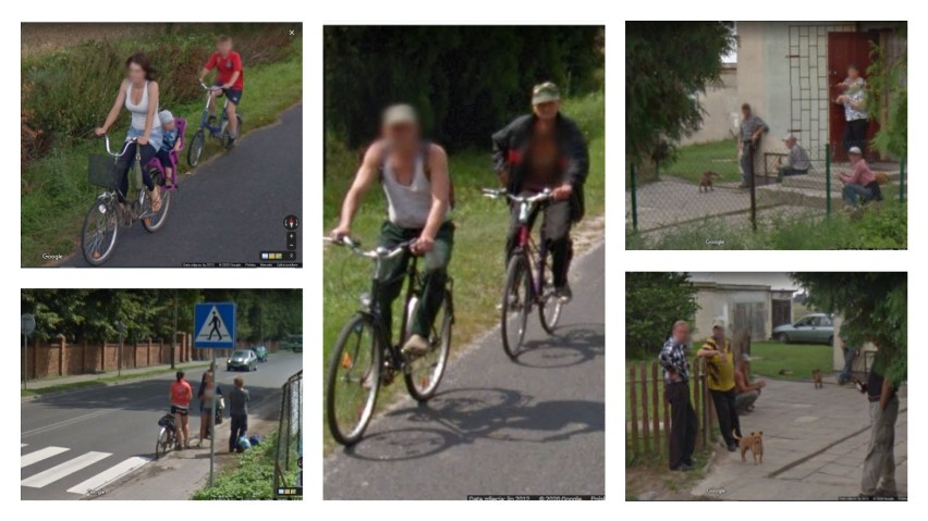 Kogo przyłapały kamery Google Street View na drogach w...