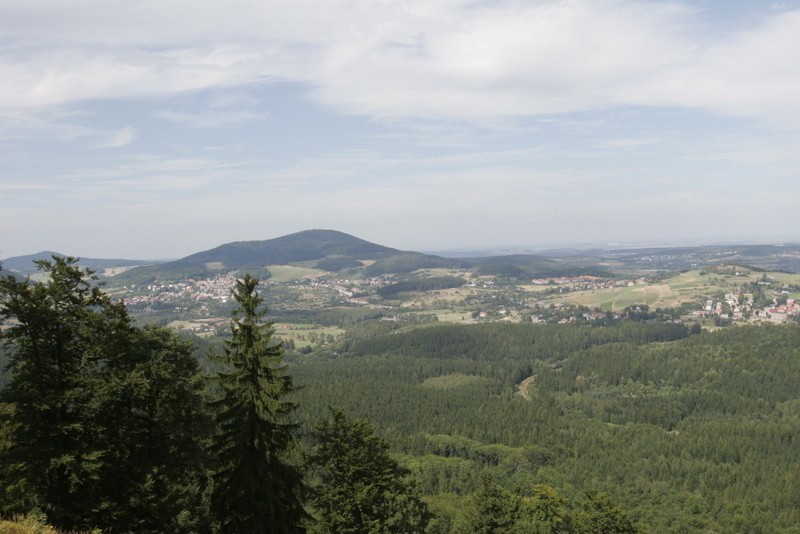 Widok na Chełmiec