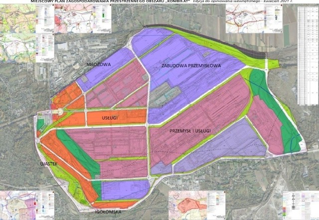 Tak przedstawia się projekt planu dla Kombinatu