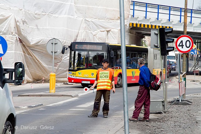 Trwa remont wiaduktu kolejowego nad ul. Wrocławską w Wałbrzychu