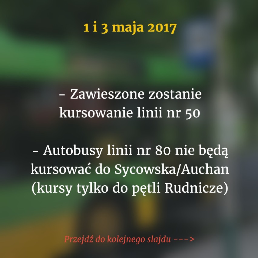 Długi weekend w Poznaniu. Sprawdź, jak 1-3 maja będzie kursować MPK Poznań