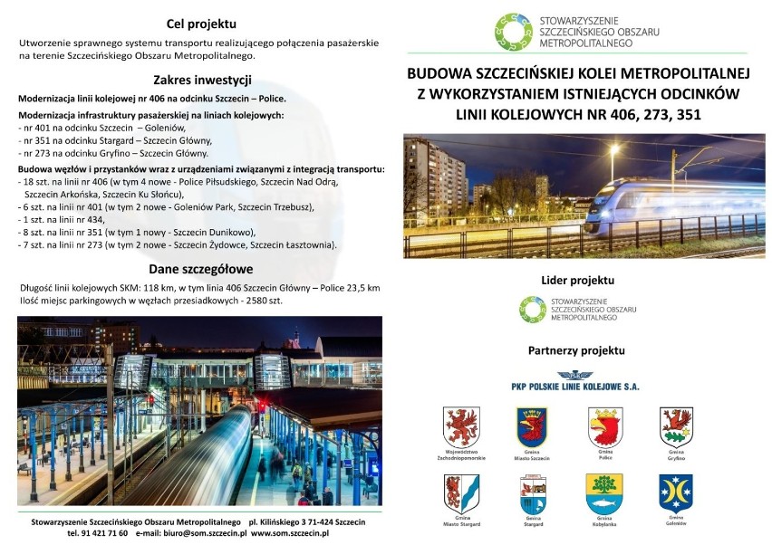 Szczecin: Budowa kolei metropolitalnej. 98 mln zł z funduszy unijnych [WIZUALIZACJE]