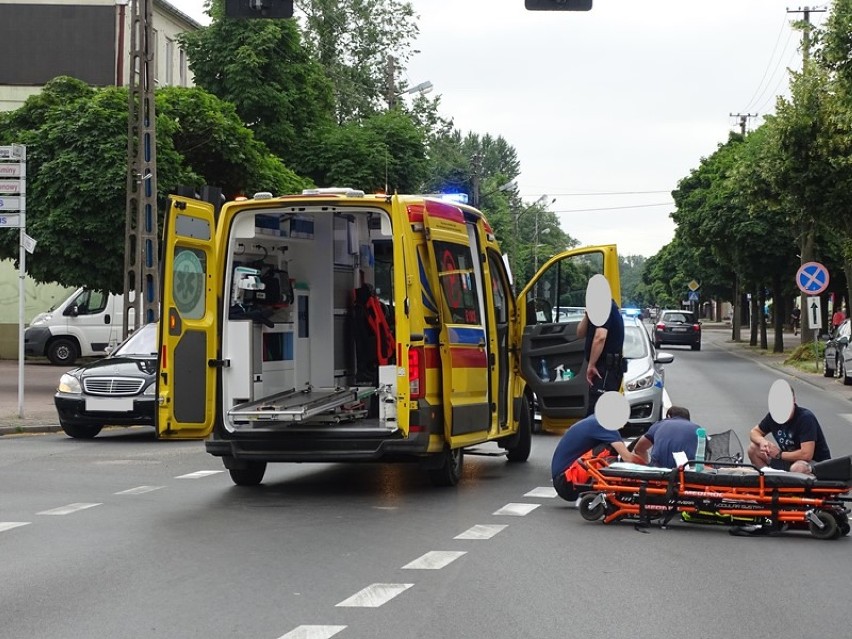 Wypadek rowerzystki na skrzyżowaniu Kilińskiego i Łaskiej w Zduńskiej Woli