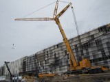 Największy dźwig w Polsce na budowie Poznań City Center [zdjęcia]