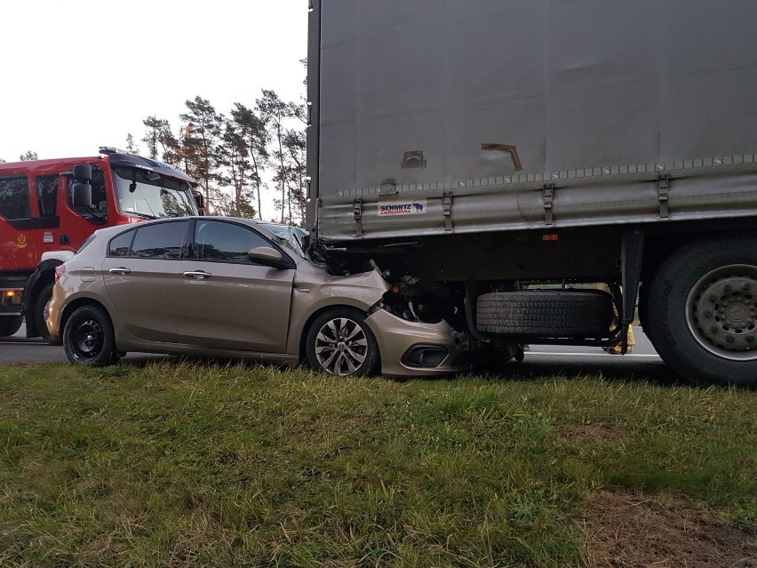 Gmina Nowy Tomyśl. Wypadek na autostradzie A2 w kierunku Świecka