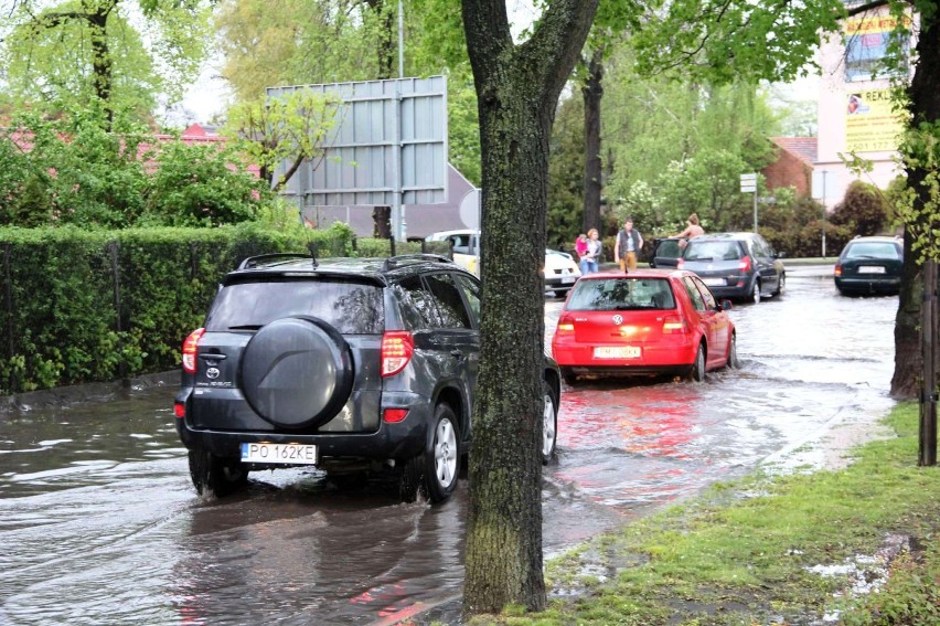 Ulewa w Międzychodzie trwała około 60 minut, a wyrządziła...