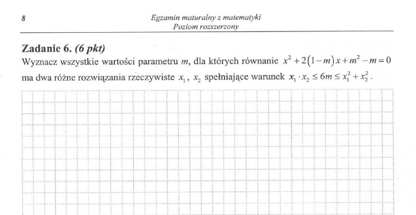 MATEMATYKA - ARKUSZ ROZSZERZONY - MATURA 2013