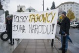 Palenie opon pod Sejmem. Manifestacja przedsiębiorców [FOTO]