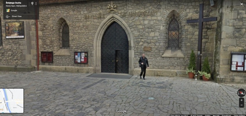 Sądeckie kościoły w Google Street View