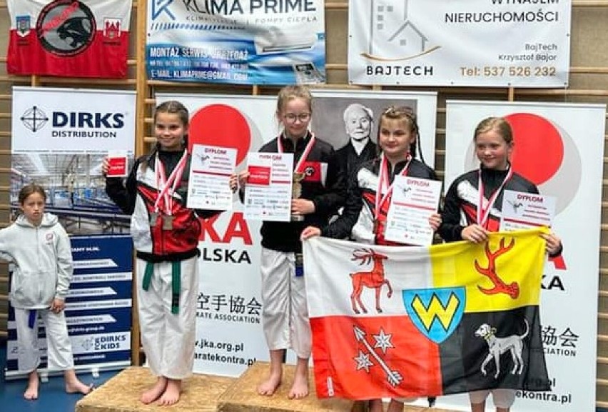 Karatecy z żarskiej "Kontry" zdominowali  Mistrzostwa JKA w Krośnie Odrzańskim! Z imprezy przywieźli ponad 50 medali