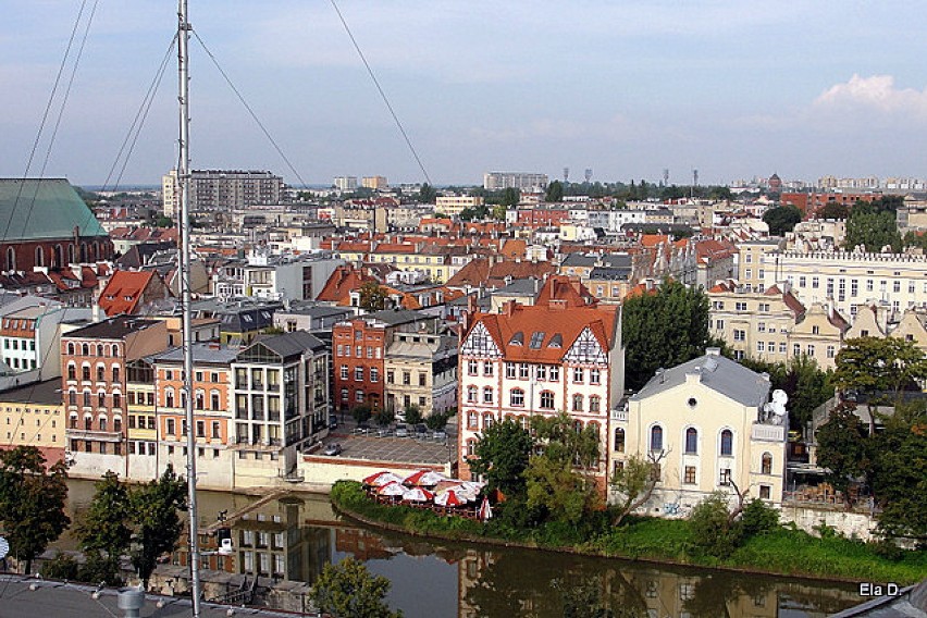 Panorama Opola z Wieży Piastowskiej