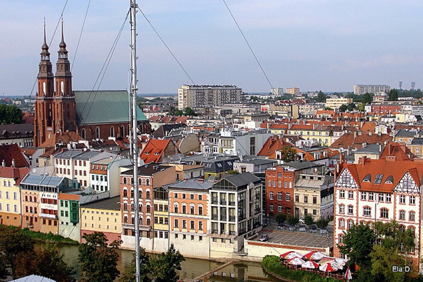 Panorama Opola z Wieży Piastowskiej