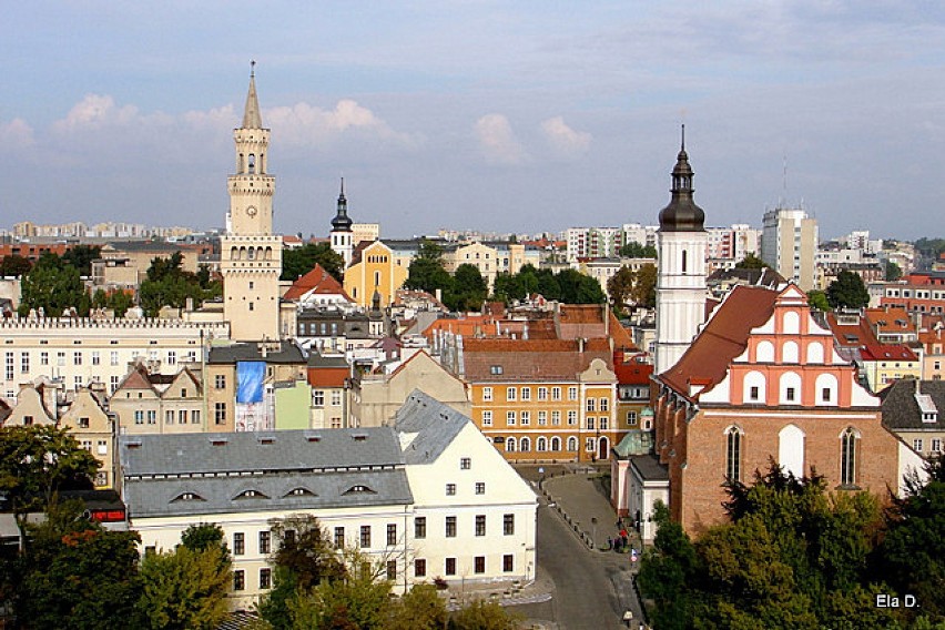 Panorama Opola z Wieży Piastowskiej