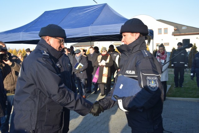 Otwarcie nowego komisariatu policji w Miedźnej-Woli