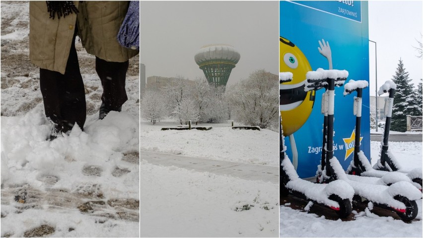 Pierwszy śnieg w Tarnowie spadł jeszcze w listopadzie, a...
