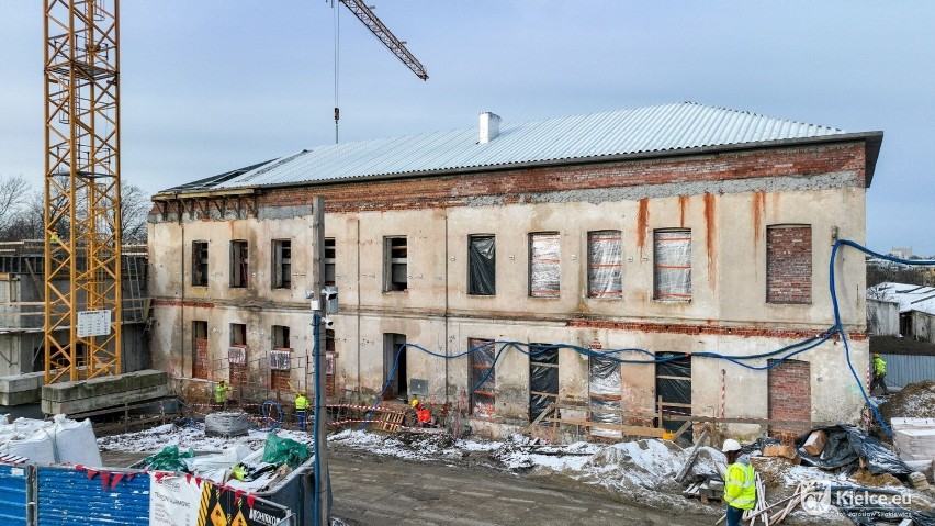 Nowa siedzba teatru "Kubuś" w Kielcach wygląda coraz lepiej. Inwestycja zbliża się do końca  