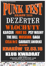 Kraków. Punk Fest 2016 w Klubie Kwadrat [PROGRAM]