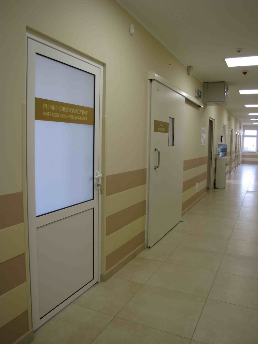 Szpital w Lęborku - blok operacyjny po remoncie
