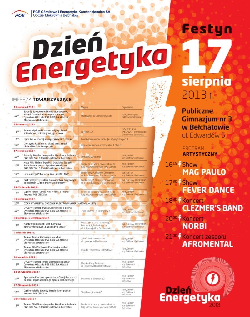 Dni Energetyka 2013 w Bełchatowie. Grupa Afromental zaśpiewa dla bełchatowian