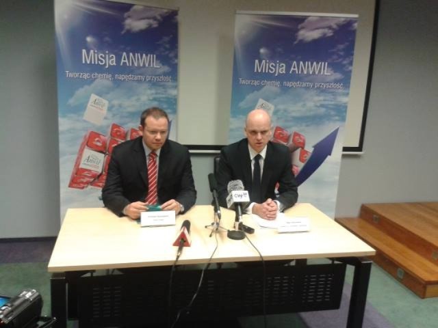 Od lewej Krzysztof Wasielewski, prezes Anwilu SA i Paweł Wochowski, dyrektor ds. komunikacji i marketingu Anwilu SA