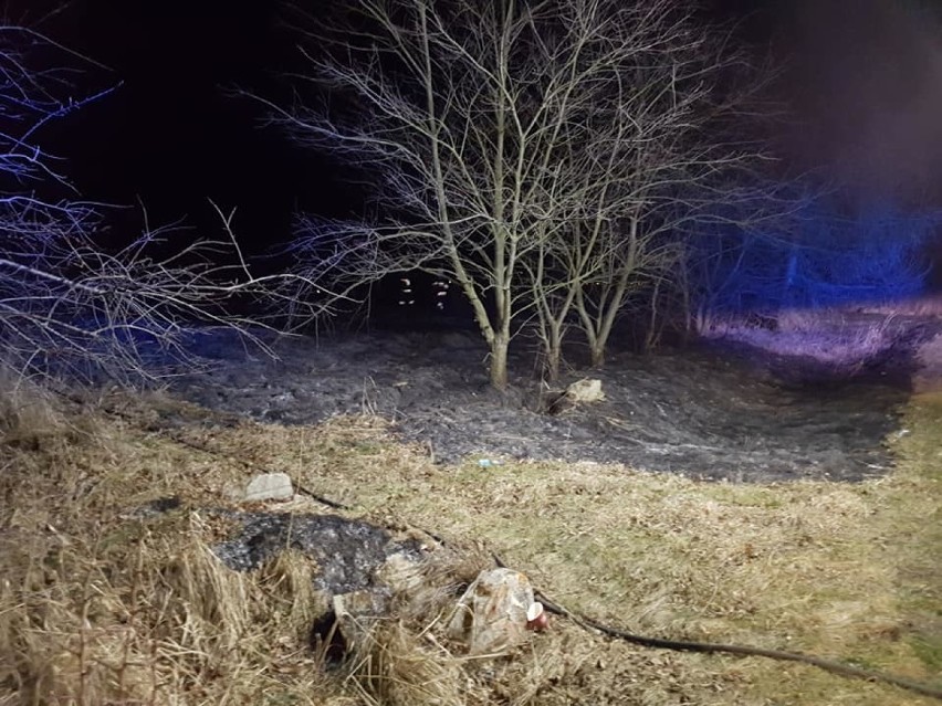 Pożary nieużytków w gminie Bierutów (ZDJĘCIA) 