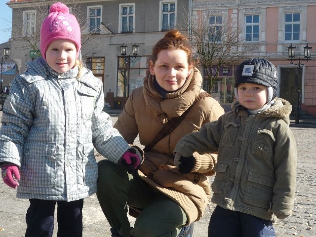 Agnieszka Antosik z dziećmi