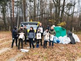 Super inicjatywa mieszkańców Skarżyska. Zorganizowali akcję sprzątania lasu (ZOBACZCIE ZDJĘCIA)