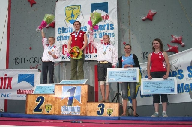 Edyta Ropek (na najwyższym stopniu podium) od początku sezonu była w dobrej formie