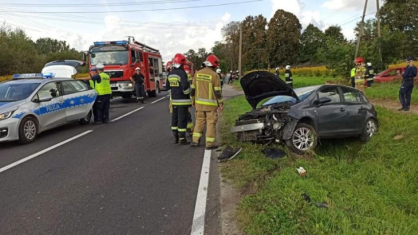 Wypadek motocyklisty w Łęcznie. Motocykl zderzył się z...