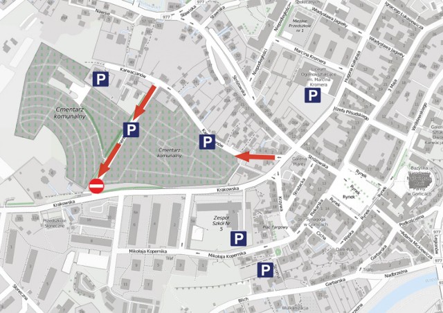 Dodatkowe parkingi i ruch jednokierunkowy