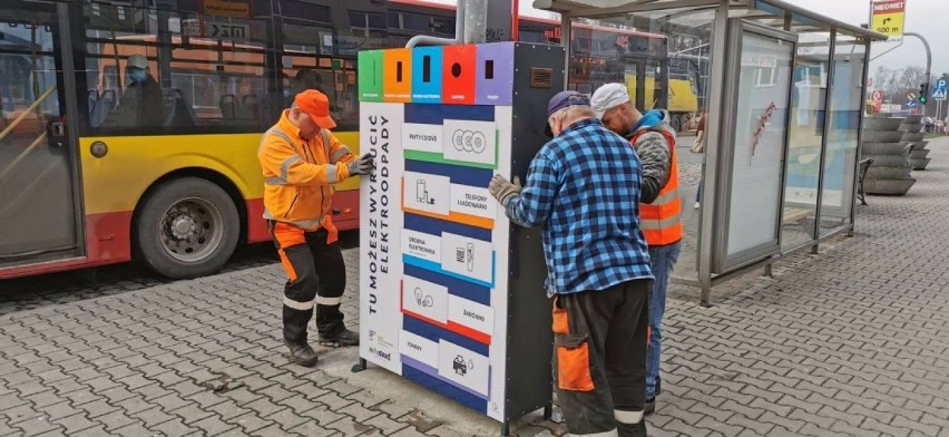 Wodzisław Śl.: Pojemnik na elektroodpady stanął przy ulicy 26 Marca