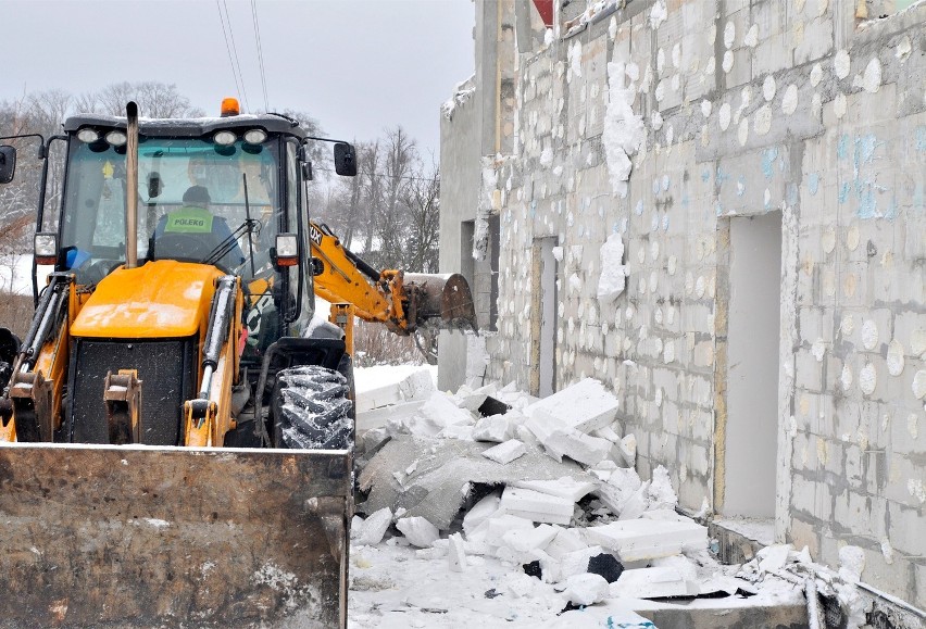 Gdańsk: Kolejne wyburzenia budynków na trasie Pomorskiej Kolei Metropolitalnej [ZDJĘCIA]