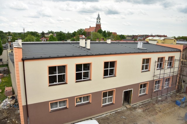 Nowy budynek Zespołu Szkół Ekonomiczno - Handlowych w Żninie.