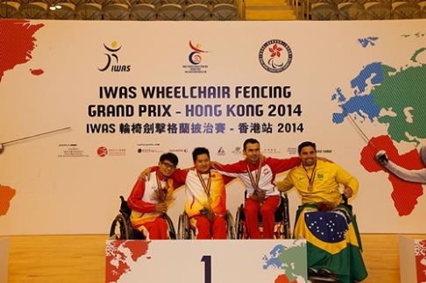 Szermierka: Jacek Gaworski na podium w Hong Kongu. Igrzyska Paraolimpijskie coraz bliżej! [ZDJĘCIA]
