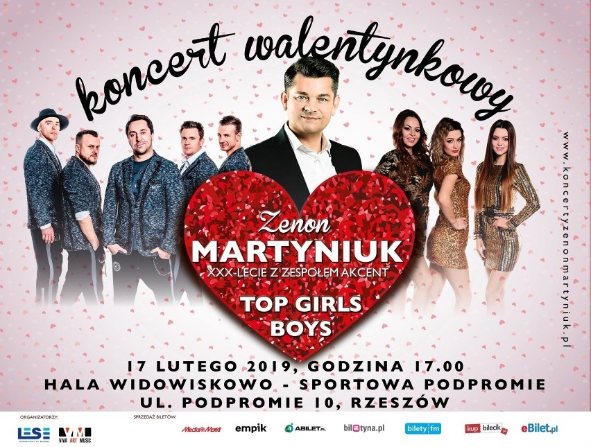 Walentynkowy koncert: Zenek Martyniuk i Akcent już wkrótce w Rzeszowie